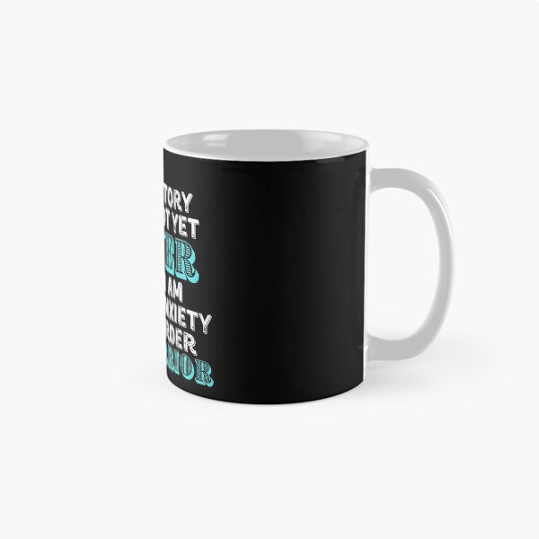 Item preview, Anxiety Disorder Warrior - My Story Is Not Yet Over (BLACK) designed and sold by UniqqFactory.