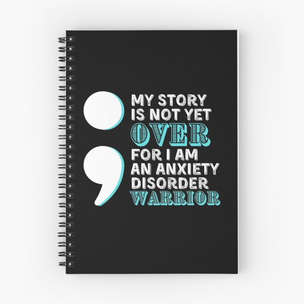 Item preview, Anxiety Disorder Warrior - My Story Is Not Yet Over (BLACK) designed and sold by UniqqFactory.