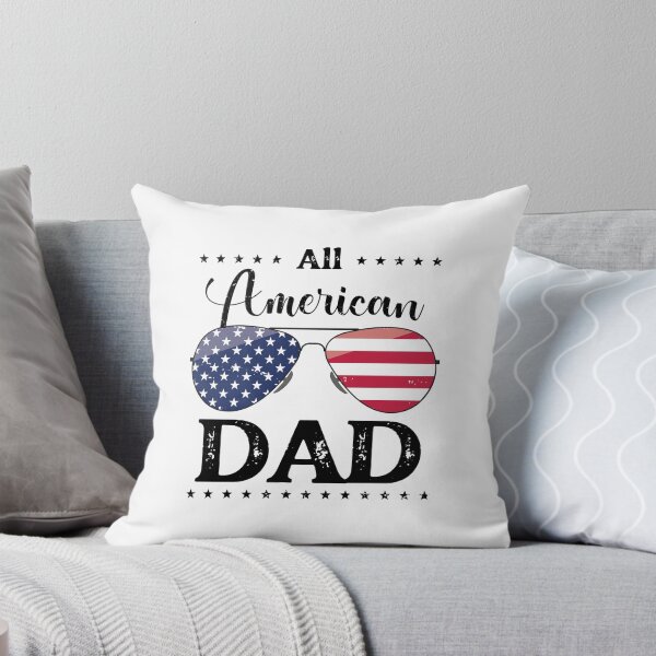 Item preview, All American Dad - US Flag Glasses 01 - Black, 4th of July, American Family designed and sold by Respire2020.