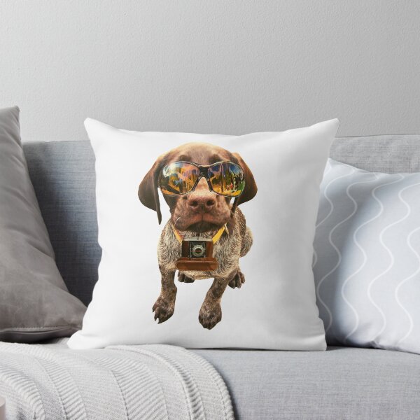 Item preview,  News partner dog wearing sunglasses and camera designed and sold by Amalzaki.