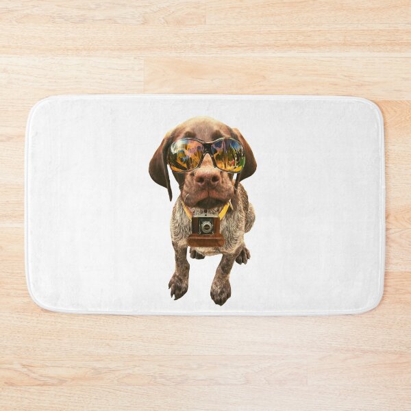 Item preview,  News partner dog wearing sunglasses and camera designed and sold by Amalzaki.