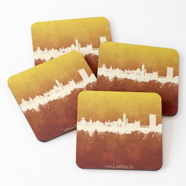 Item preview, Valladolid Spain Skyline designed and sold by ArtPrints.