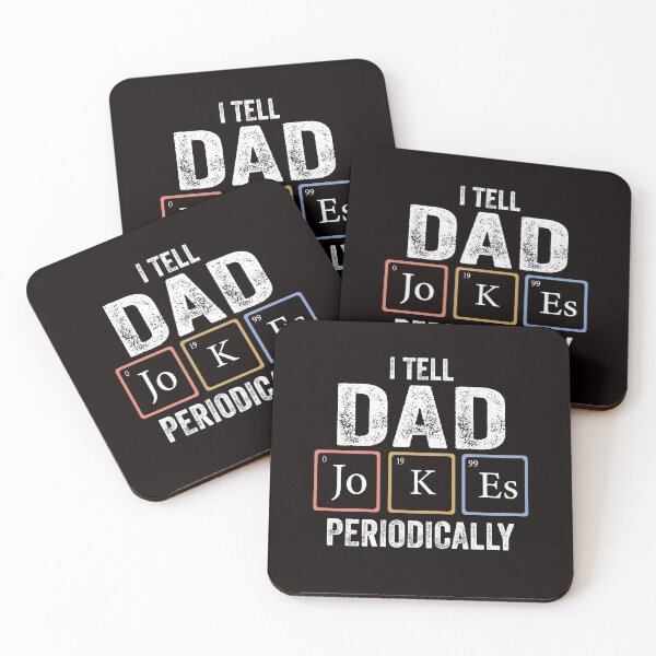 Item preview, I Tell Dad Jokes Periodically Funny Father's Day Gift  Chemistry Science retro Periodical Table designed and sold by Majesticoo.