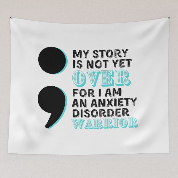 Item preview, Anxiety Disorder Warrior - My Story Is Not Yet Over  designed and sold by UniqqFactory.