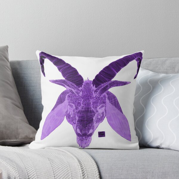 Item preview, PSYCHEDELIC SATAN GOAT HEAD BAPHOMET designed and sold by Lumen Designs .