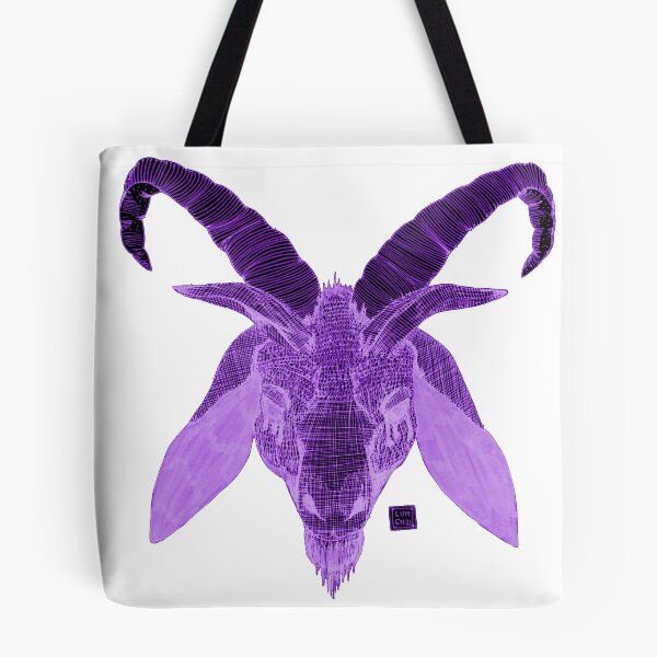 Item preview, PSYCHEDELIC SATAN GOAT HEAD BAPHOMET designed and sold by Lumen Designs .