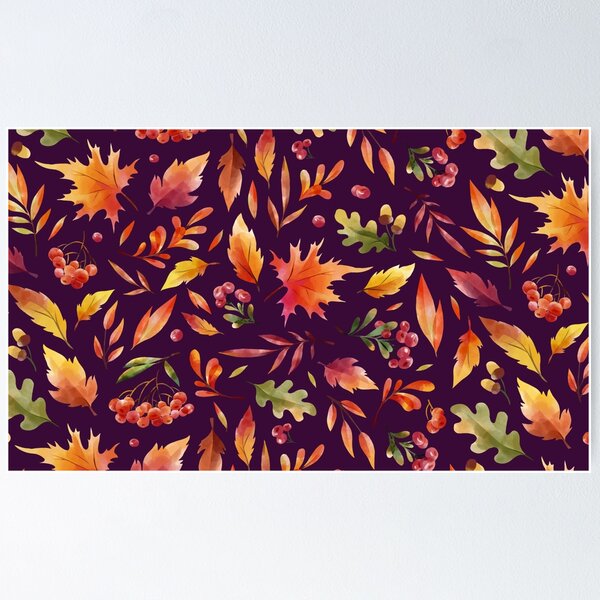 Item preview, Autumn pattern | Foliage | Fall foliage designed and sold by DerSenat.