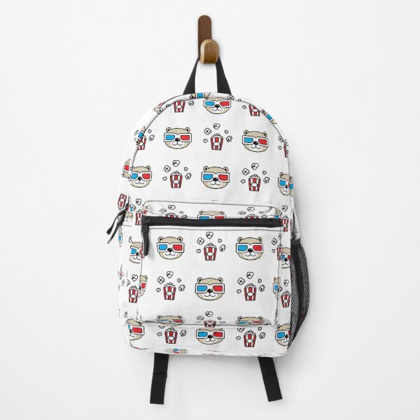 Item preview, Bear Polar Seamless Pattern 3d Glasses Popcorn Teddy Cartoon designed and sold by Peekonet.
