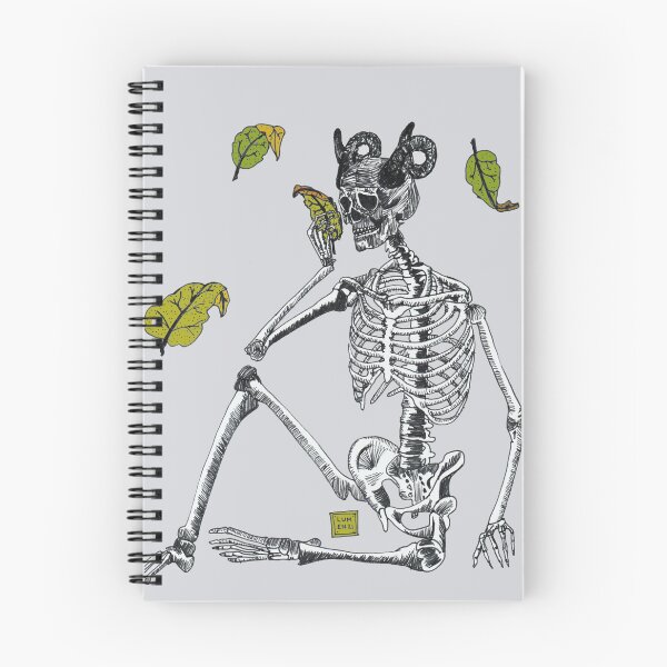 Item preview, PHILOSOPHICAL SKELETON AND AUTUMN LEAVES designed and sold by Lumen Designs .