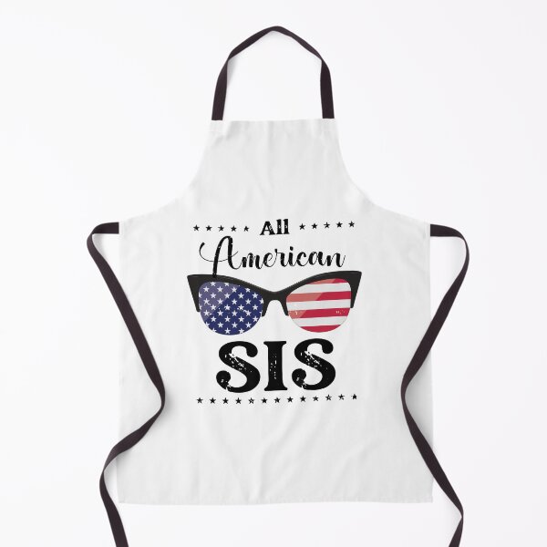 Item preview, All American Sis - US Flag Glasses 02 - Black, 4th of July, American Family designed and sold by Respire2020.