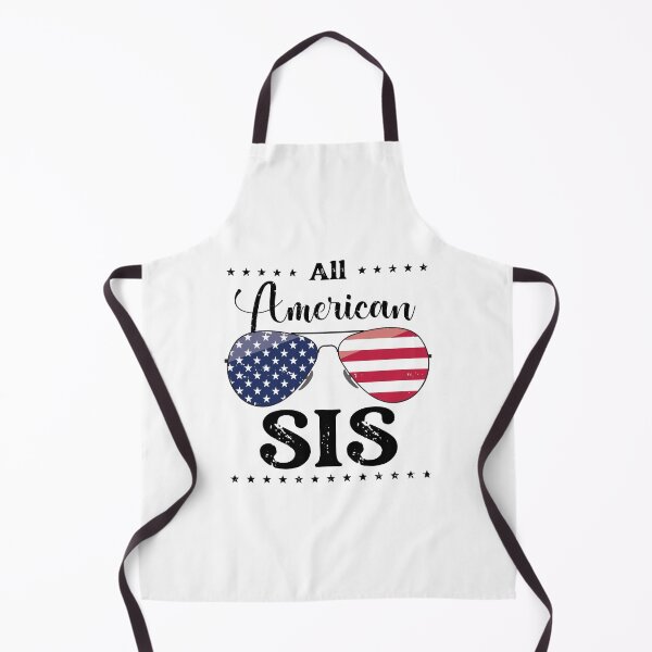Item preview, All American Sis - US Flag Glasses 01 - Black, 4th of July, American Family designed and sold by Respire2020.