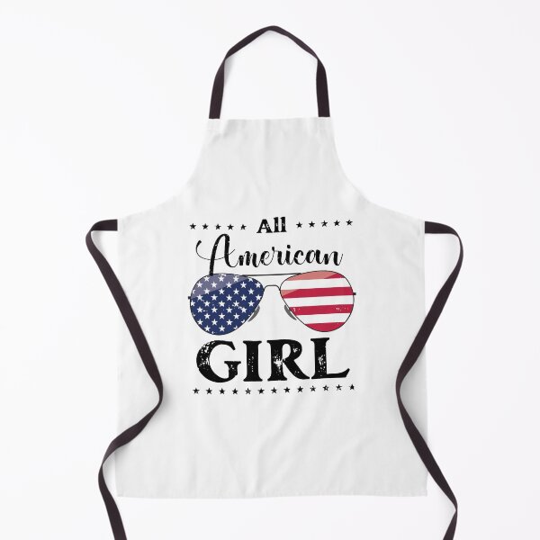 Item preview, All American Girl - US Flag Glasses 01 - Black, 4th of July, American Family designed and sold by Respire2020.