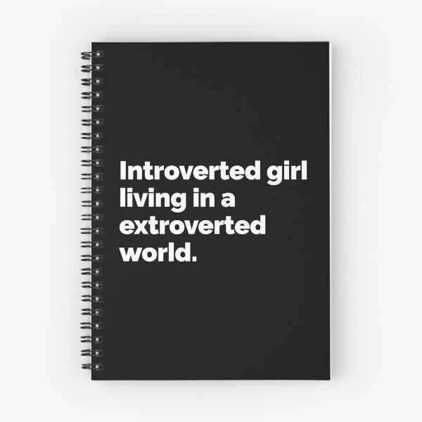 Item preview, Introverted girl living in a extroverted world designed and sold by 23mangoes.