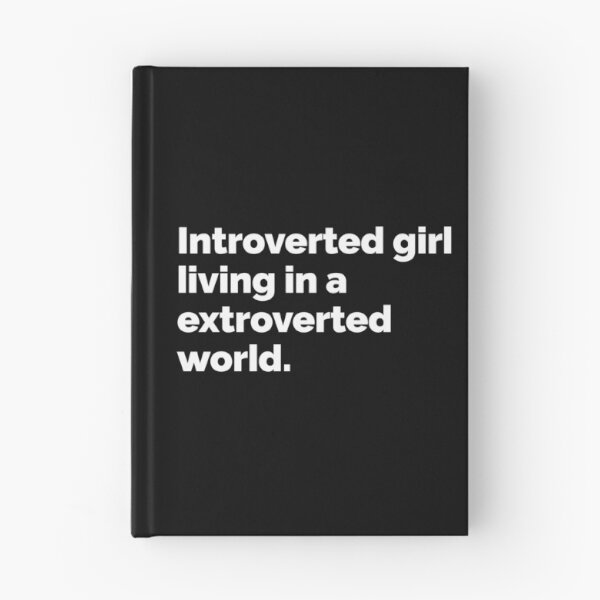 Item preview, Introverted girl living in a extroverted world designed and sold by 23mangoes.
