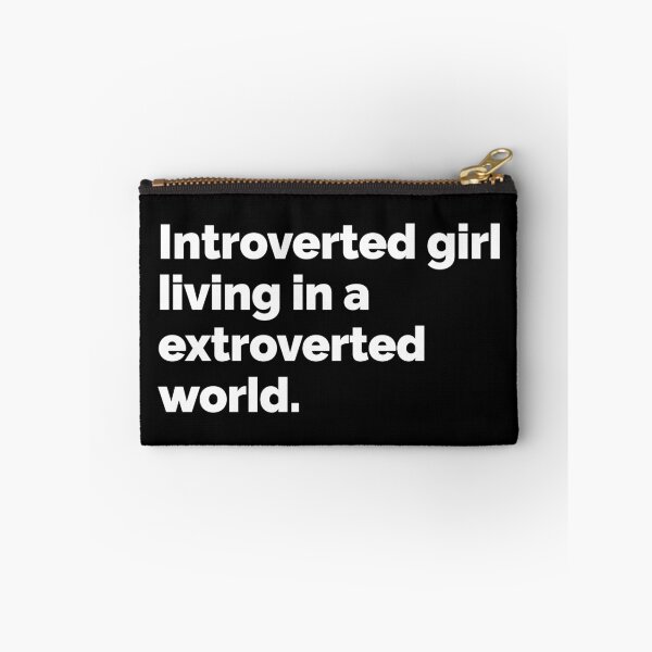 Item preview, Introverted girl living in a extroverted world designed and sold by 23mangoes.