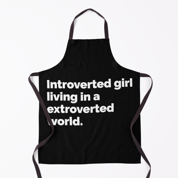 Item preview, Introverted girl living in a extroverted world designed and sold by 23mangoes.