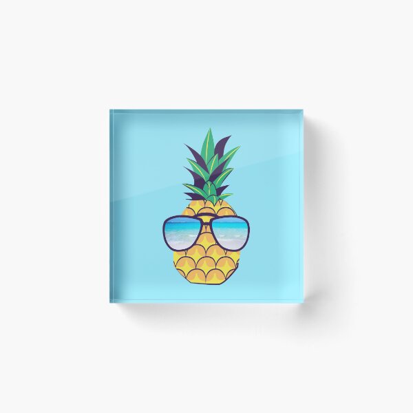 Item preview, Funny pineapple with sunglasses designed and sold by DIDAKU.