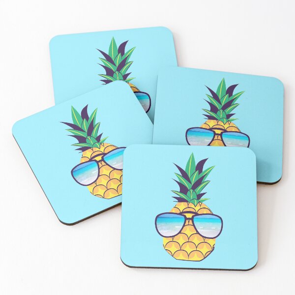 Item preview, Funny pineapple with sunglasses designed and sold by DIDAKU.