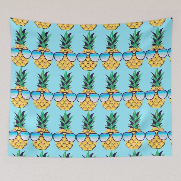 Item preview, Funny pineapple with sunglasses designed and sold by DIDAKU.