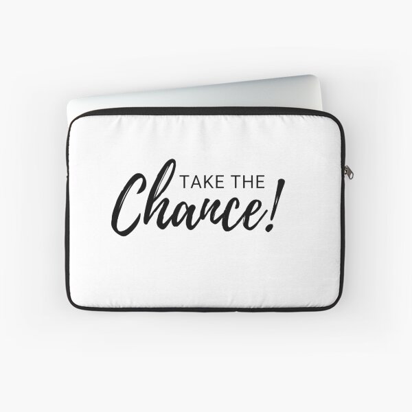 Item preview, Take The Chance Inspirational And Motivational Quote designed and sold by MyPrintCharming.
