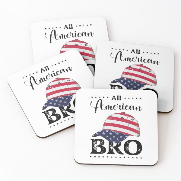 Item preview, All American Bro - US Flag Cap - Black, 4th of July, American Family designed and sold by Respire2020.