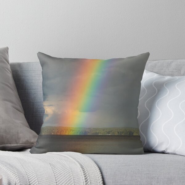 Item preview, Beautiful rainbow at the lake designed and sold by Juhku.
