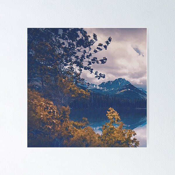 Item preview, Landscape Photography, Mountain Ranges and Beautiful Lake designed and sold by Nature-Arts.