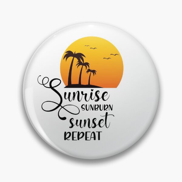 Item preview, Sunrise Sunburn Sunset Repeat Shirt,  designed and sold by Artezia.