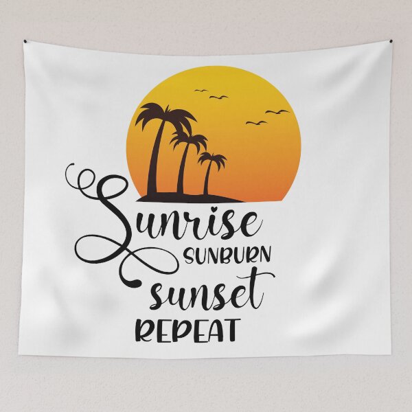 Item preview, Sunrise Sunburn Sunset Repeat Shirt,  designed and sold by Artezia.