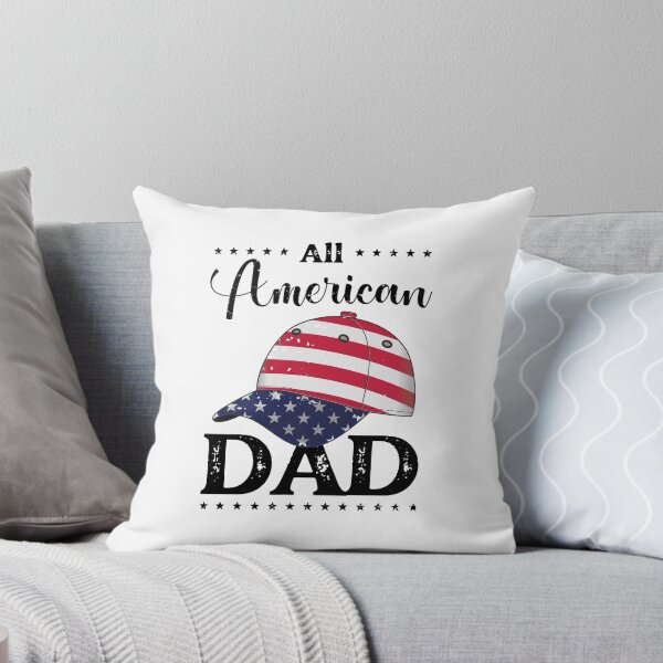 Item preview, All American Dad - US Flag Cap - Black, 4th of July, American Family designed and sold by Respire2020.