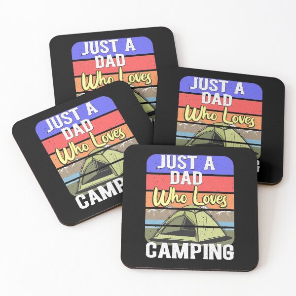 Item preview, Just a Dad who Loves Camping Fathers Day Gifts designed and sold by Nzgiftsandmore.