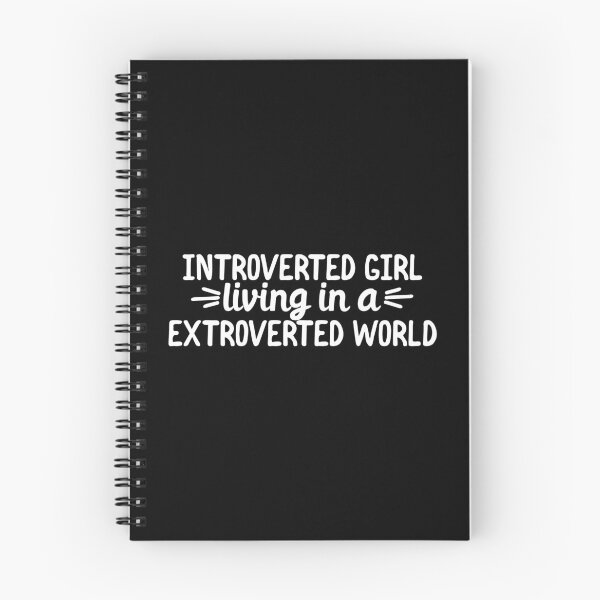 Item preview, Introverted girl living in a extroverted world designed and sold by 23mangoes.