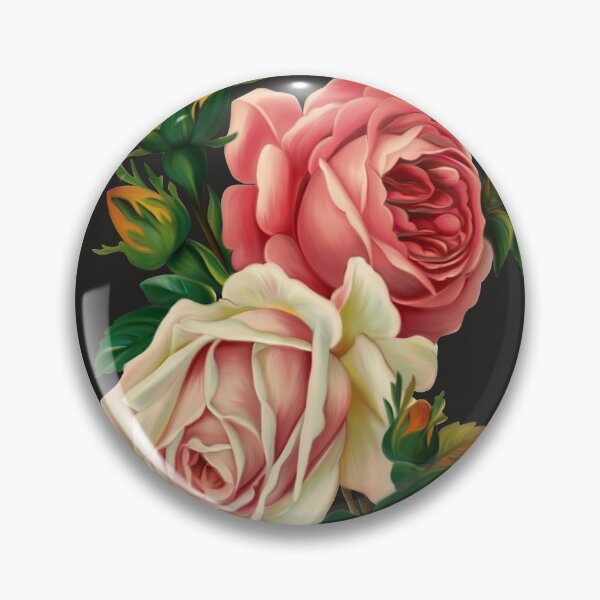 Item preview, Roses are versatile flowers.. Pink and white roses illustration. designed and sold by Senior-Kuzmin.
