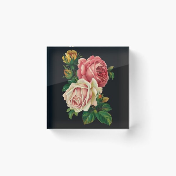 Item preview, Roses are versatile flowers.. Pink and white roses illustration. designed and sold by Senior-Kuzmin.