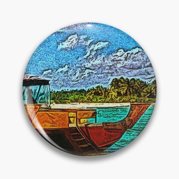 Item preview, South Pacific Vaka Boat on Aitutaki Island designed and sold by SeaChangeDesign.