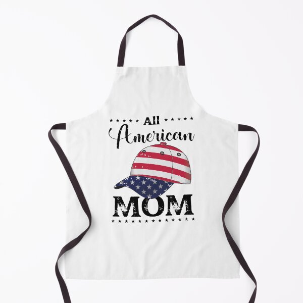 Item preview, All American Mom - US Flag Cap - Black, 4th of July, American Family designed and sold by Respire2020.