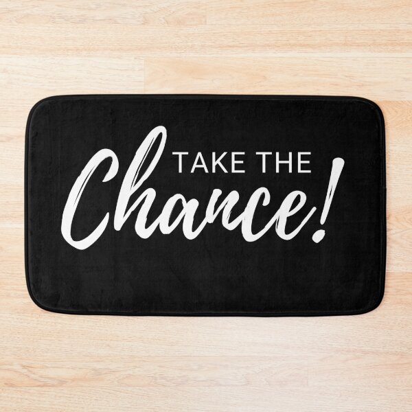 Item preview, Take The Chance Inspirational Quote designed and sold by MyPrintCharming.