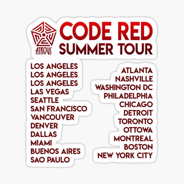 Atrous Tour Sticker