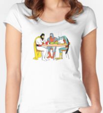 Space Ghost Coast to Coast Women's Fitted Scoop T-Shirt