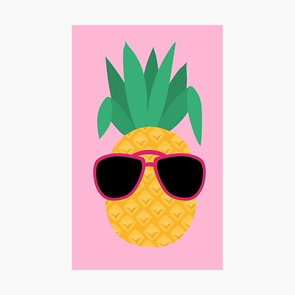 Item preview, Funny pineapple with sunglasses designed and sold by DIDAKU.