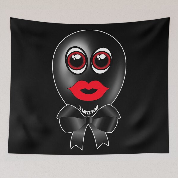Item preview, Black love balloon designed and sold by Astralia.