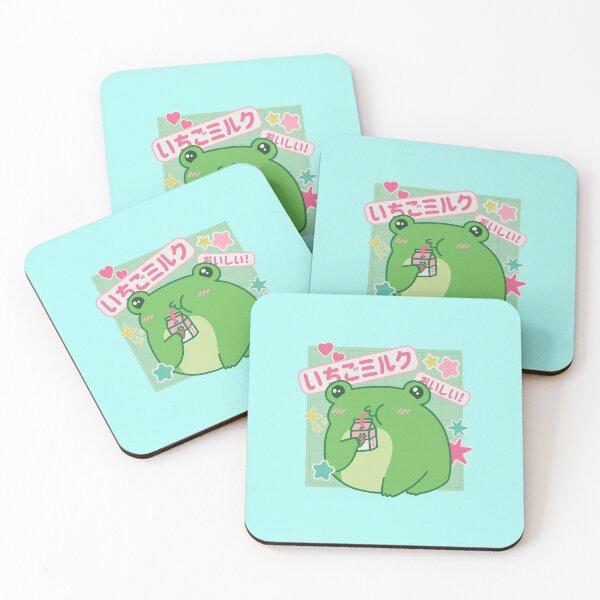 Item preview, Anime frog, strawberry milk designed and sold by DerSenat.