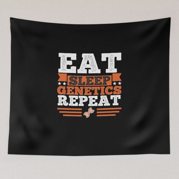 Item preview, Genetics. Eat. Sleep designed and sold by orlumbuspirate.