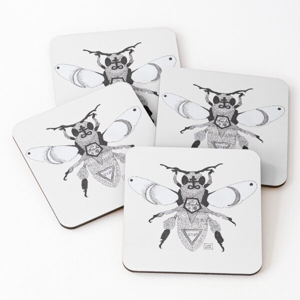Item preview, HONEY BEE OCCULT SKETCH designed and sold by Lumen Designs .