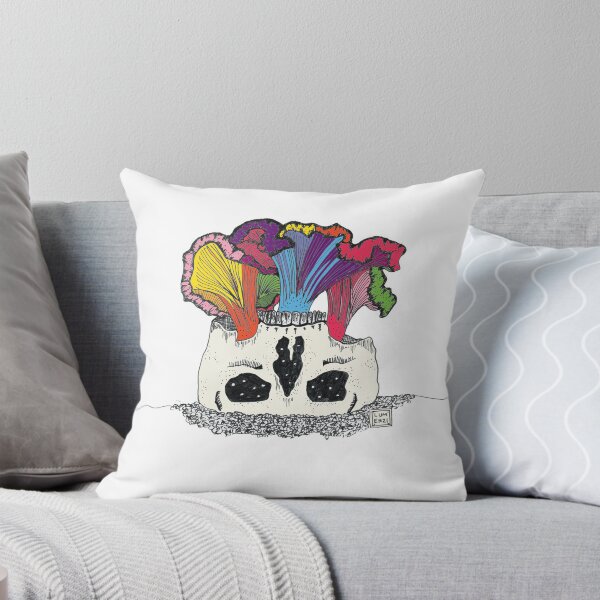 Item preview, SETA DE HONGOS CRÁNEO ARCO IRIS designed and sold by Lumen Designs .