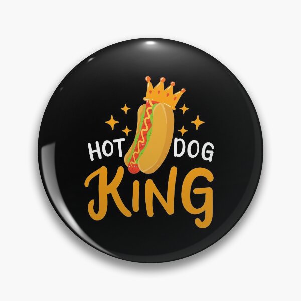 Artikelvorschau, Hotdog Hotdog König entworfen und verkauft von CreativeGiftShp.