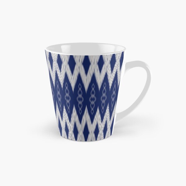 Aperçu de l'œuvre Motif ikat bleu créée et vendue par Walkcircle.