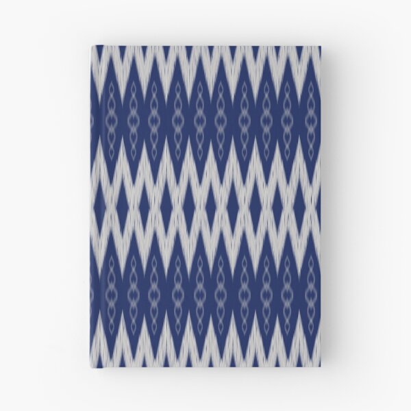 Artikelvorschau, Blaues Ikat-Muster entworfen und verkauft von Walkcircle.