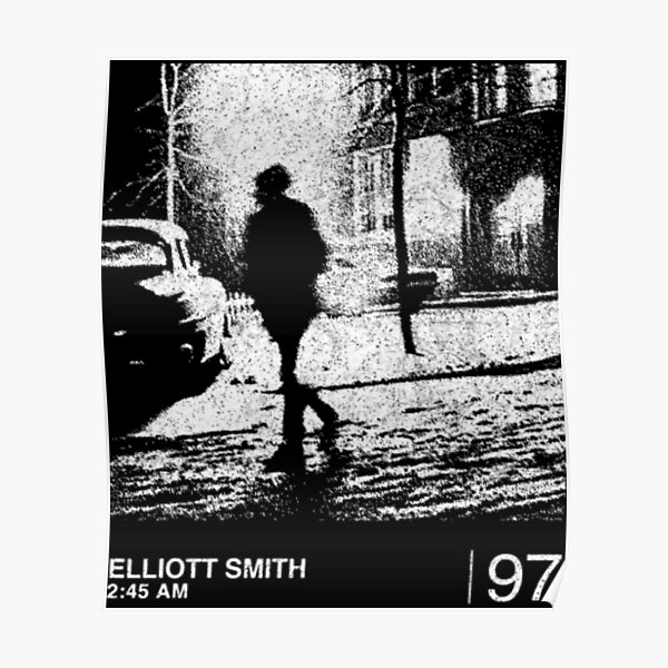 Elliott Smith T-ShirtElliott Smith _ 2_45am _ Minimalist Graphic Artwork Design Poster