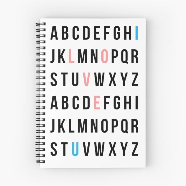 Aperçu de l'œuvre Alphabet Amour créée et vendue par PrintsByAlice.